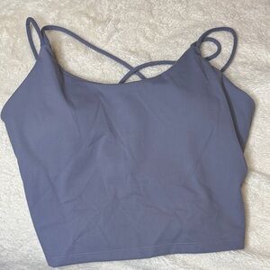 Purple Fitness Crop Top